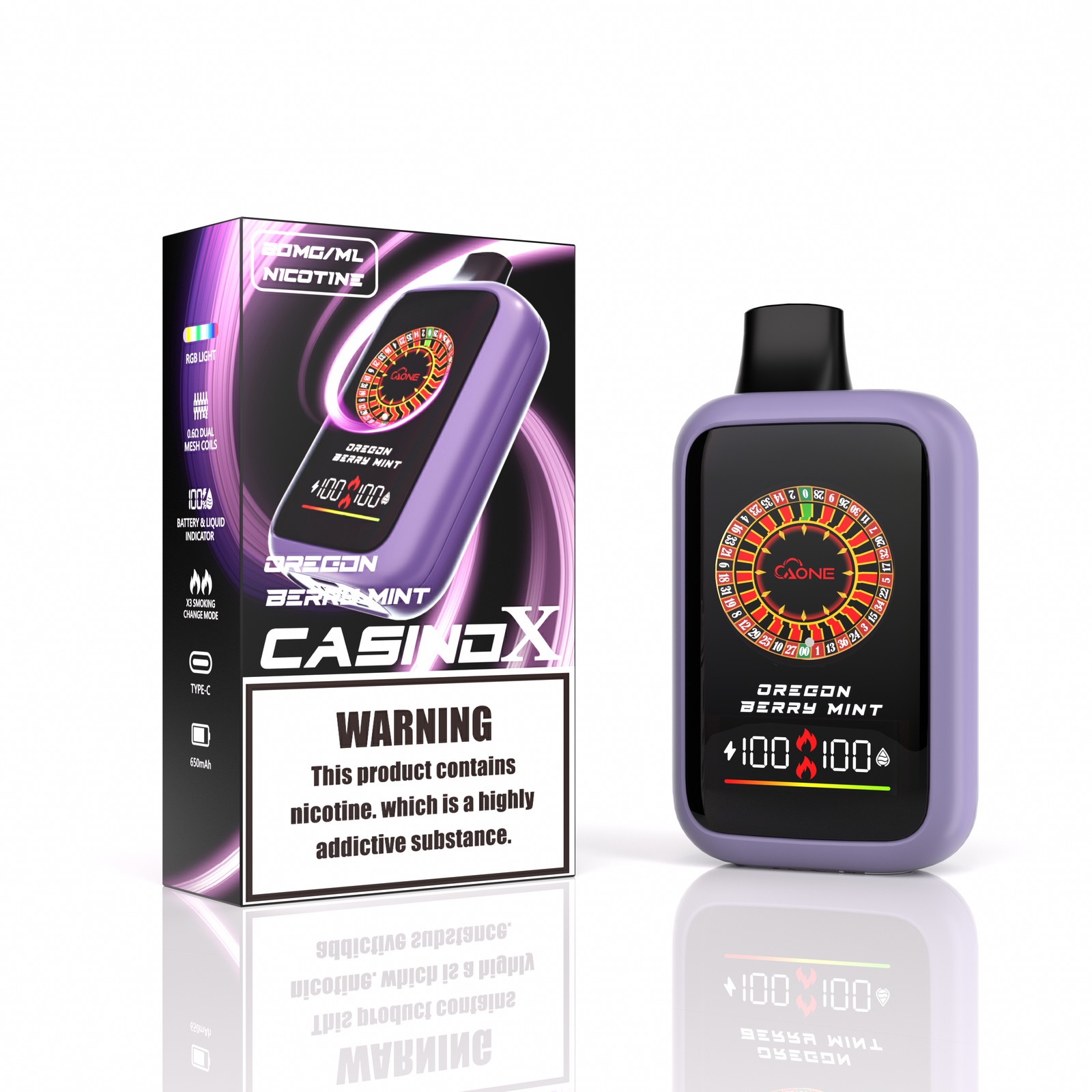 AONE VAPE CasinoX 16000口一次性電子煙 高容量持久續航雙倉口味切換 4 AONE VAPE – CasinoX 16000口 賭場電子煙