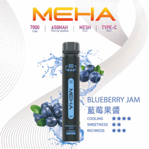 Meha Xbar 小黑條 7000 Puffs 拋棄式電子煙 魅嗨一次性新品上市 台灣現貨 1 Meha Xbar拋棄式電子煙